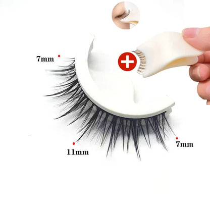 Reusable Self‑Adhesive False Eyelashes 3 Pairs