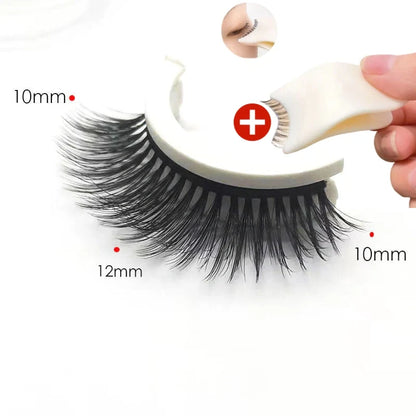 Reusable Self‑Adhesive False Eyelashes 3 Pairs
