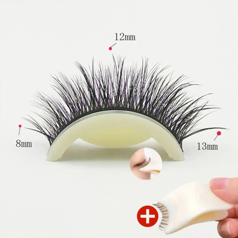 Reusable Self‑Adhesive False Eyelashes 3 Pairs