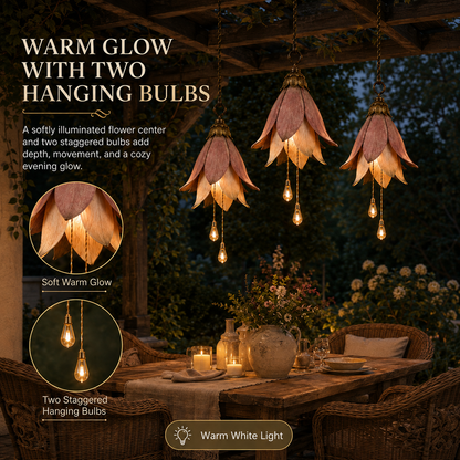 Vintage Hanging Flower Lights