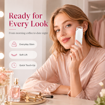 Heated Eyelash Curler – USB Rechargeable Electric Lash Lift Tool