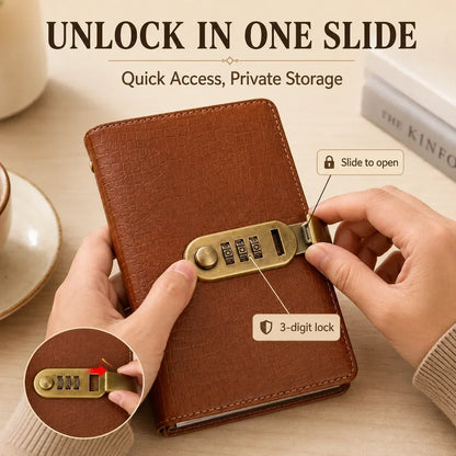 Locking Banknote Collection Booklet | Holds 100 Bills
