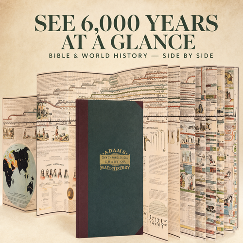 32ft Foldable Adams Time Chart Map