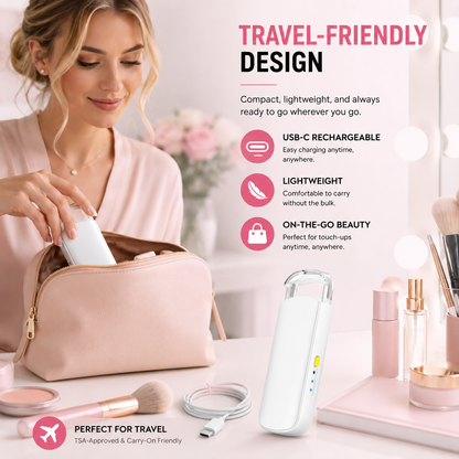Heated Eyelash Curler – USB Rechargeable Electric Lash Lift Tool