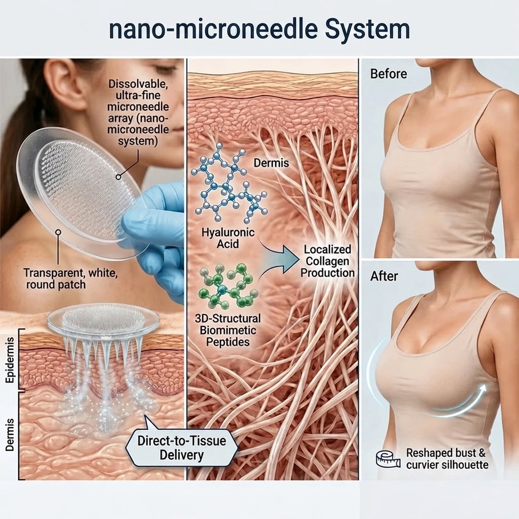 Targeted Breast Enhancement Advanced Nano Microneedle Patch