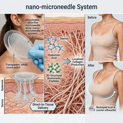 Targeted Breast Enhancement Advanced Nano Microneedle Patch