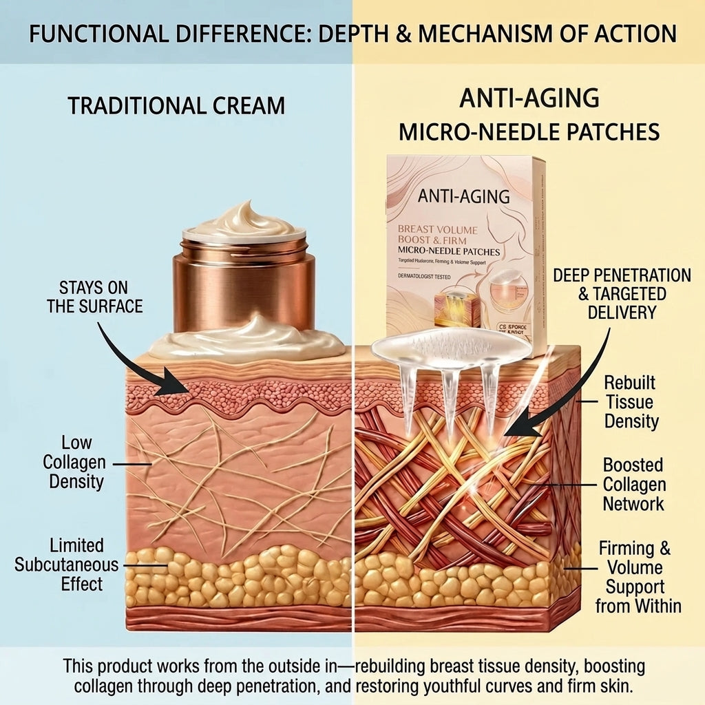 Targeted Breast Enhancement Advanced Nano Microneedle Patch