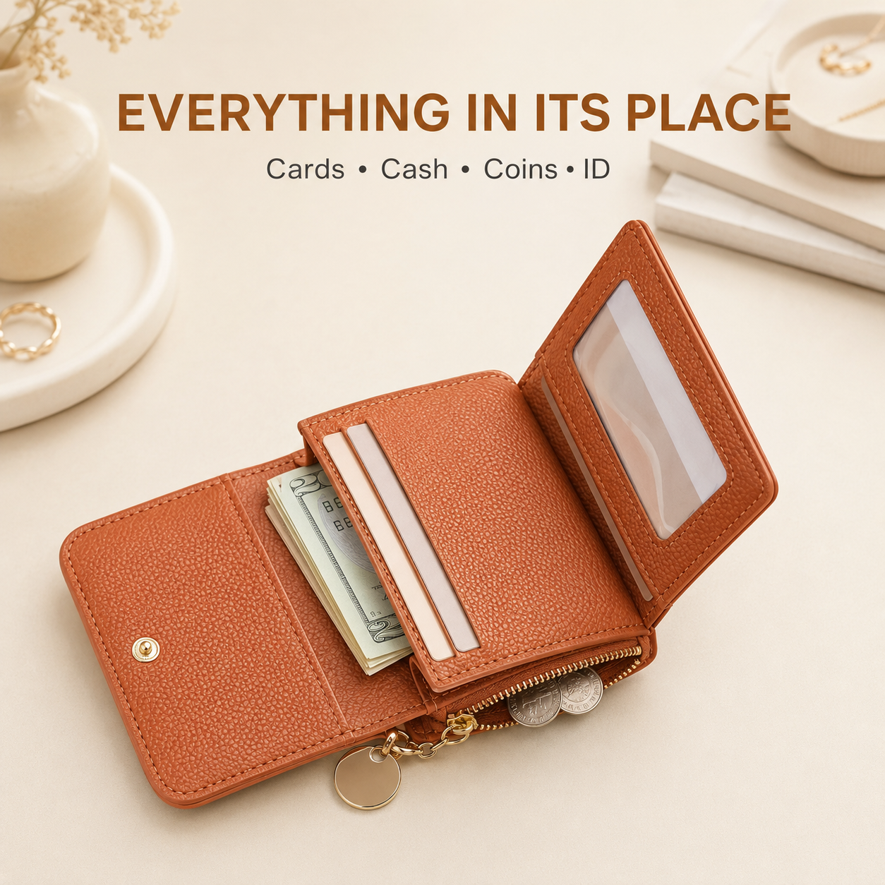 Women's Elegant Minimalist Short Slim Wallet