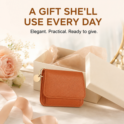 Women's Elegant Minimalist Short Slim Wallet