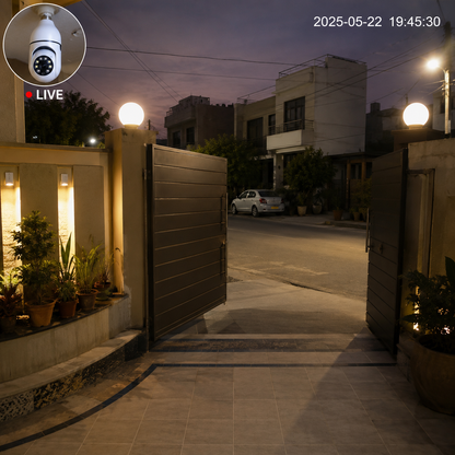 Smart WiFi Bulb Holder CCTV Security Camera