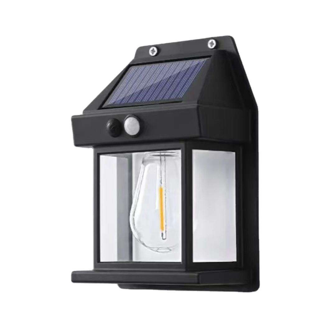 4‑Pack Solar Outdoor Wall Lights with Motion Sensor