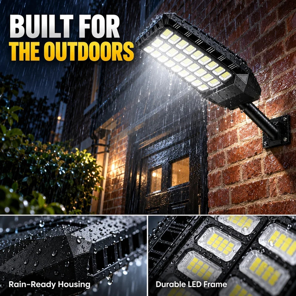 ☀️ Ultra Bright Solar LED Street Light System✨ Solar-Powered & Energy-Saving