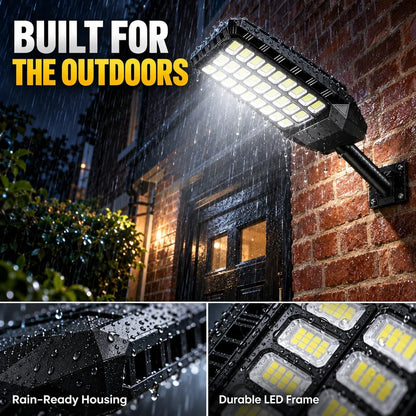 ☀️ Ultra Bright Solar LED Street Light System✨ Solar-Powered & Energy-Saving