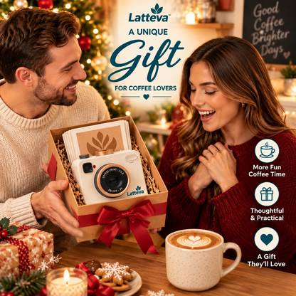 3D Printed Latte Art Camera – Easy Coffee Stencil Tool