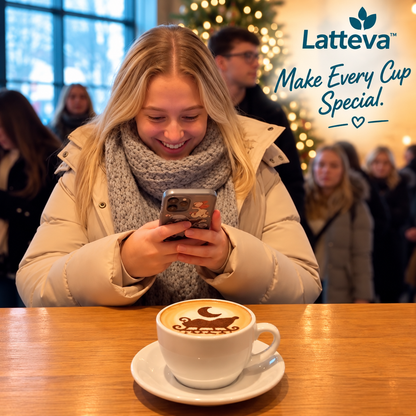 3D Printed Latte Art Camera – Easy Coffee Stencil Tool
