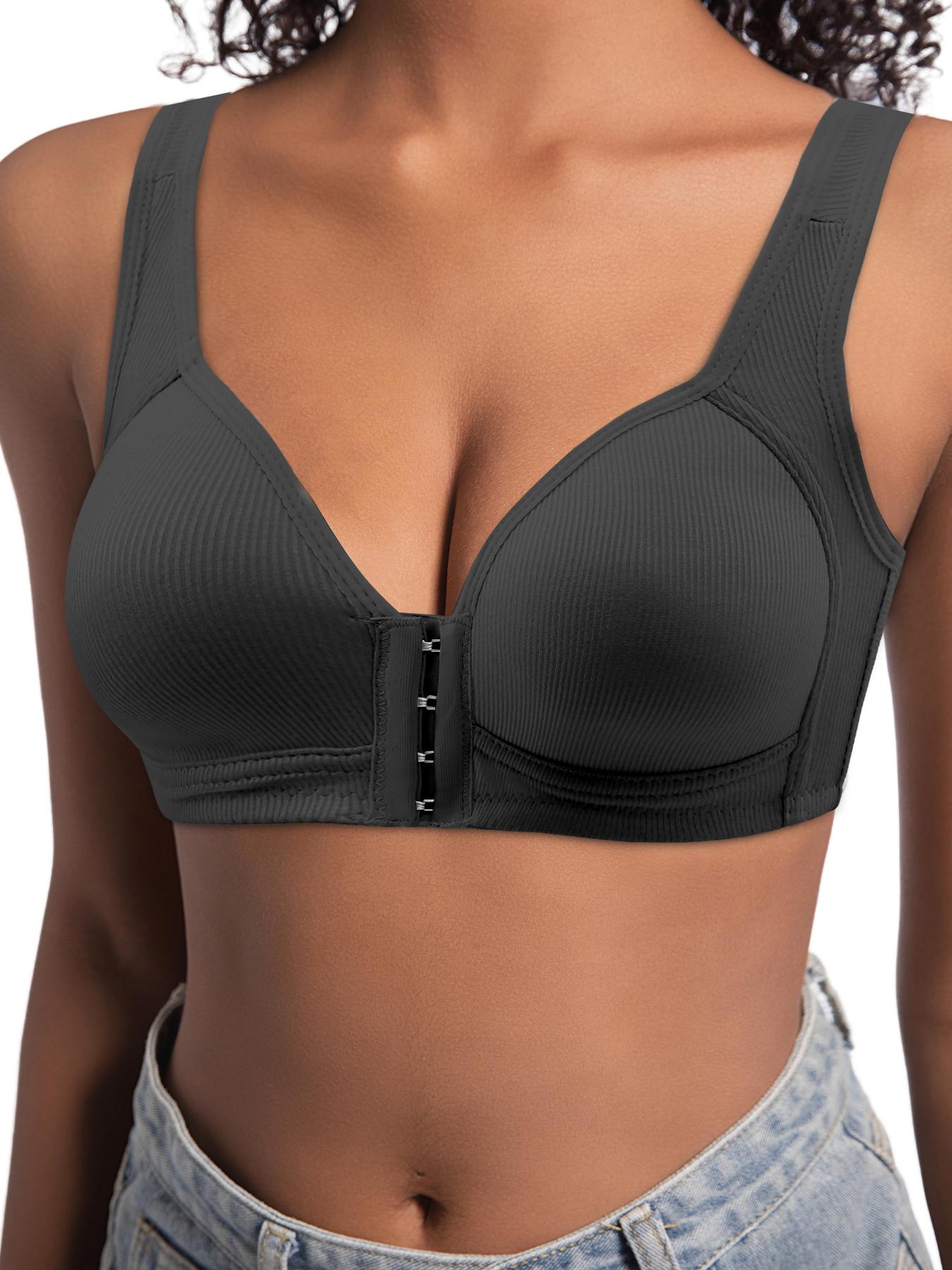 Adjustable Front Closure Push-Up Bra