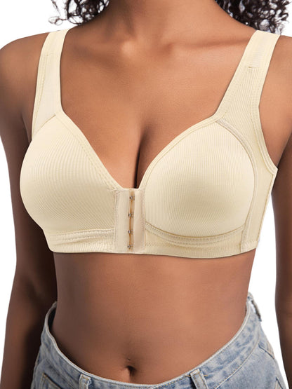 Adjustable Front Closure Push-Up Bra