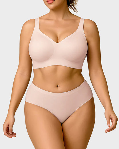 Seamless Wireless Everyday Bra – Comfy Full Coverage Fit