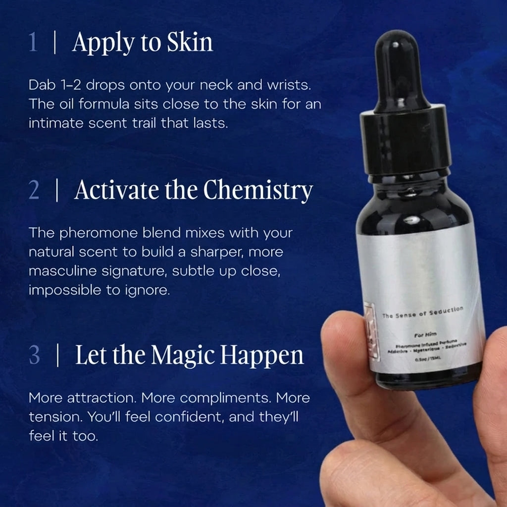 Pheromone Cologne for Men – Fresh Woody Scent for Date Nights