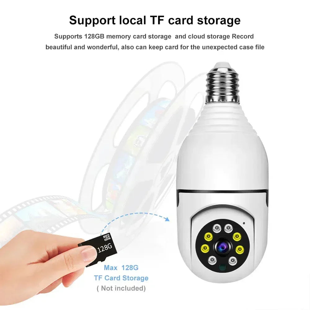 Smart WiFi Bulb Holder CCTV Security Camera