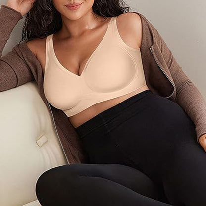 Women's Jelly Seamless Wireless Plus Size Comfort Bralette