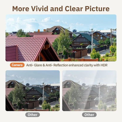🎥crystal-clear 2K security camera  🌙Color Night Vision  🚨24/7 Recording & Smart Alerts