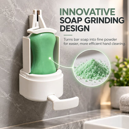 Bar Soap Grinder & Dispenser | Drill-Free Installation