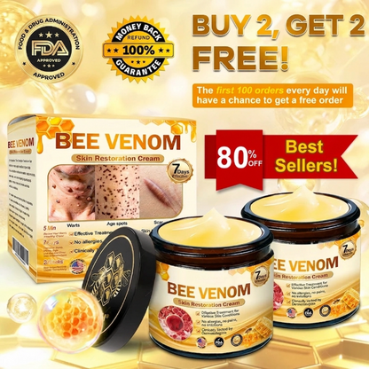 Bee Venom Skin Firming & Hydrating Cream – Anti-Aging Peptide Moisturizer for Smoother Skin