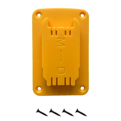 5Packs Tool Holders for Dewalt 20V 12V Drill Tool Mount Fit for Milwaukee M18 Tools Yellow