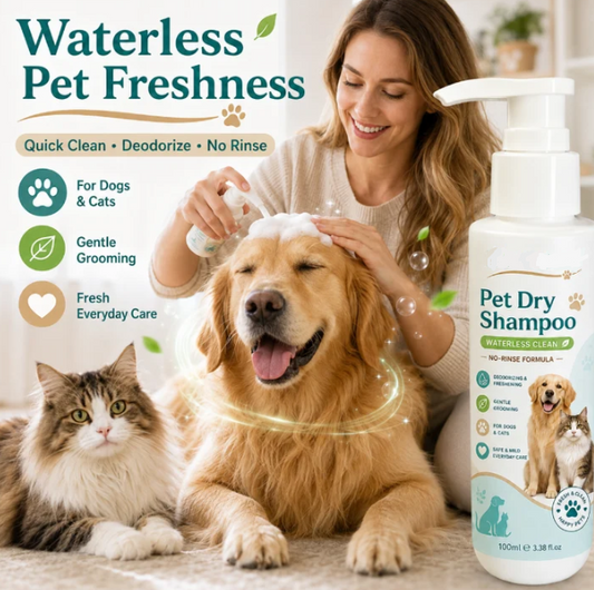 Rinse-Free Pet Shampoo Mousse
