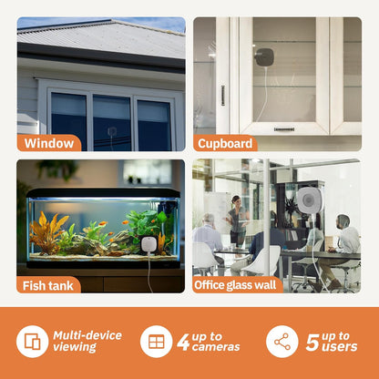 🎥crystal-clear 2K security camera  🌙Color Night Vision  🚨24/7 Recording & Smart Alerts