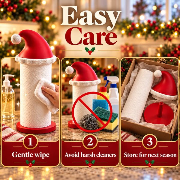 Santa Hat Paper Towel Holder  Festive Kitchen Decor 🎅🎄