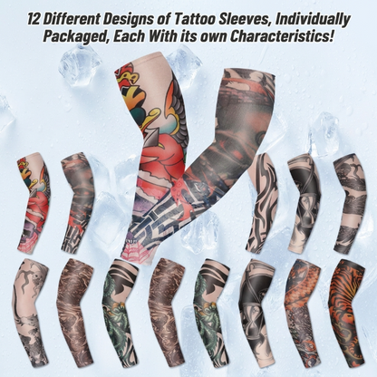 Ultra-Thin Sun Protection Tattoo Sleeves
