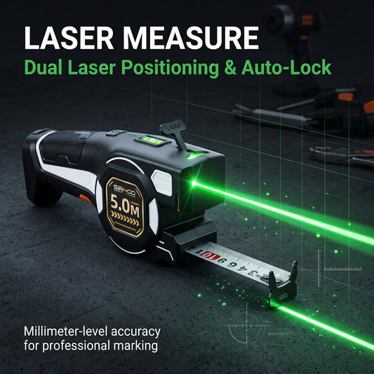 High-Precision 3-in-1 Laser Line Tape Measure