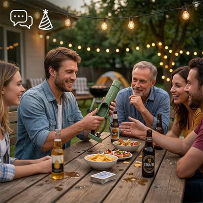 Beer Bottle Opener Mortar Military-Style Cap Launcher Unique Gift for Men Dad & Beer Lovers