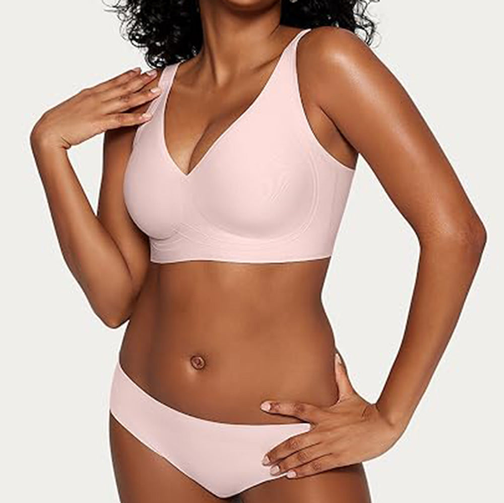 Women's Jelly Seamless Wireless Plus Size Comfort Bralette