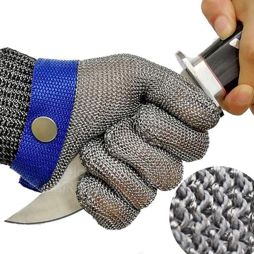 🥩 Stainless Steel Mesh Glove – Highest A9 cut level – Perfect for butchers & chefs – no more knife accidents!
