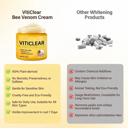 VitiClear Bee Venom Cream – Natural Pigment Balancing Skin Cream