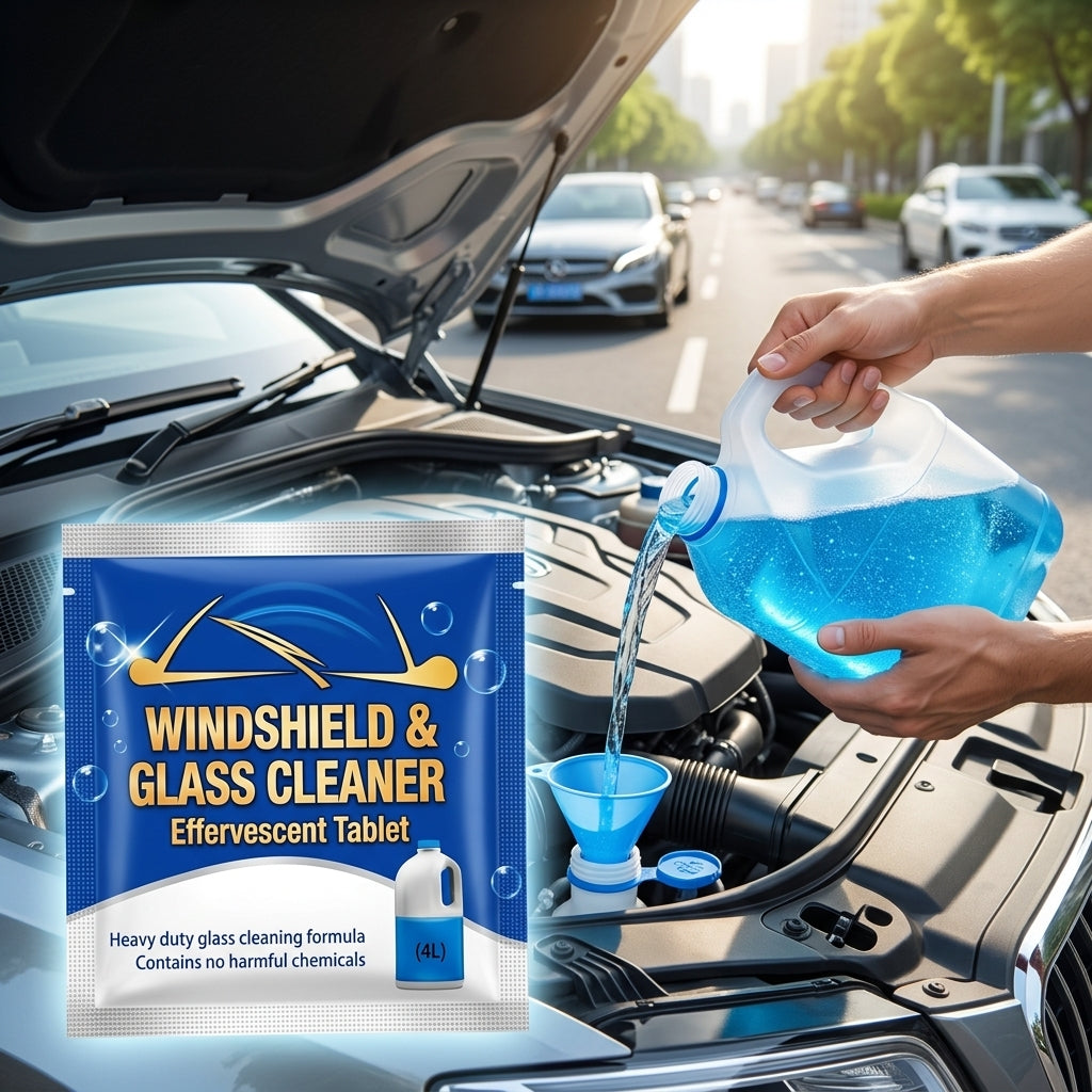 Ultra-Concentrated Car Glass Cleaner Tablets