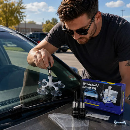 Car Windshield Crack Repair Kit