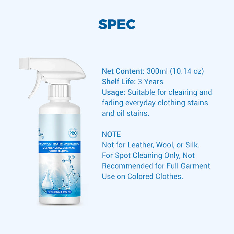 All-in-One Powerful Stain Remover Clothes Dry-Clean Spray
