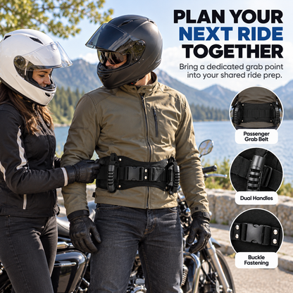 🏍️🤝 Ride Together – Motorcycle Rear Passenger Grab Handle
