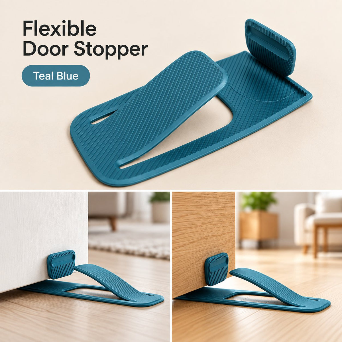 🚪 Floor Door Stopper – Foot Operated & No Drilling