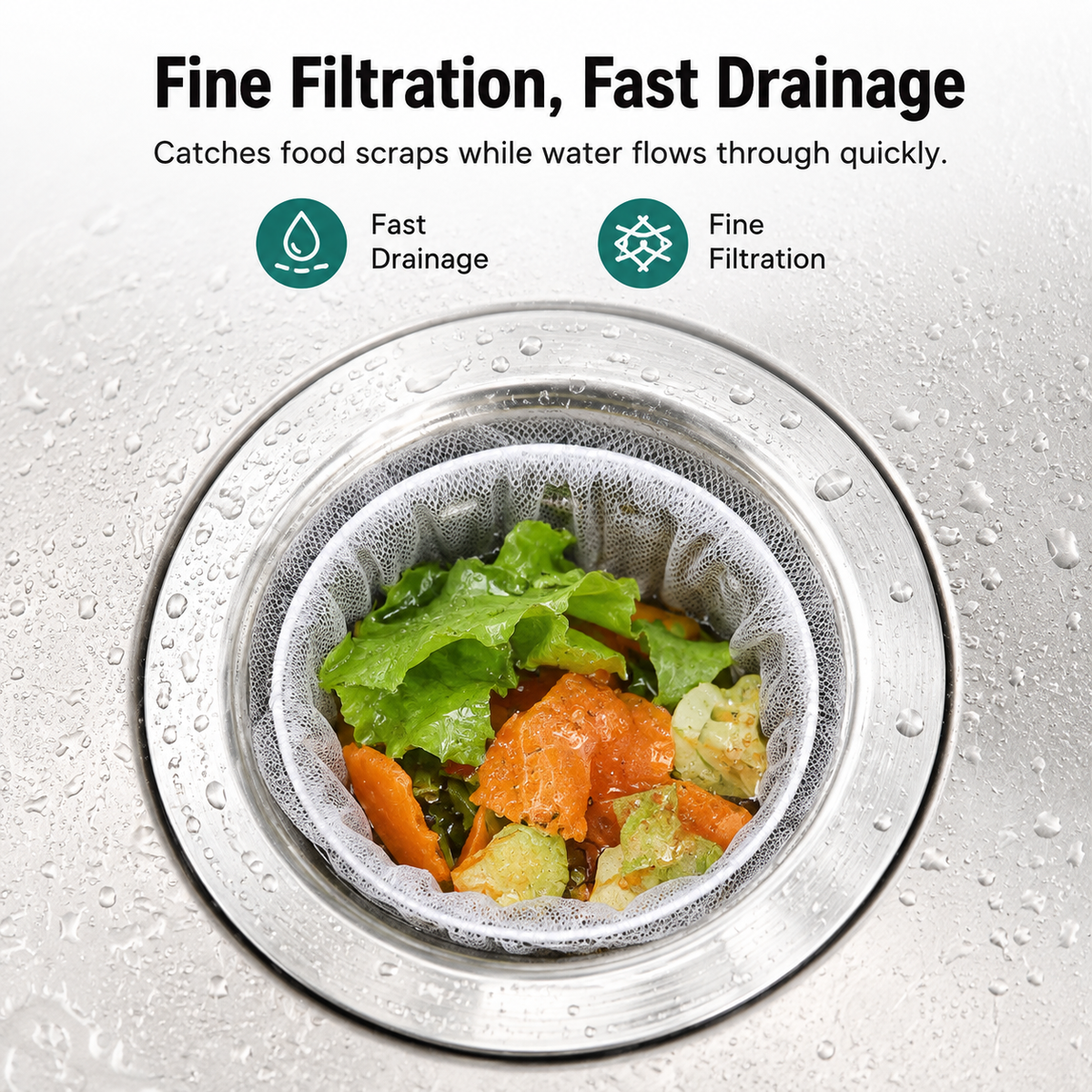 Disposable Sink Strainer Mesh Bags