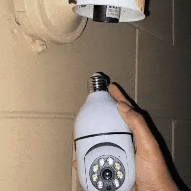 Smart WiFi Bulb Holder CCTV Security Camera