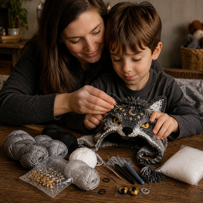Fantasy Hood Hat DIY Crochet Kit