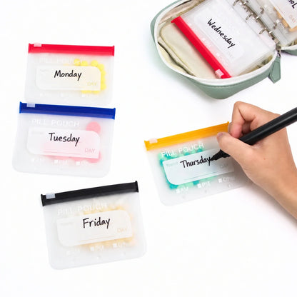 Pill Organizer Bag – Portable Medicine Storage Pouch