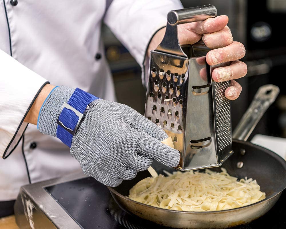 🥩 Stainless Steel Mesh Glove – Highest A9 cut level – Perfect for butchers & chefs – no more knife accidents!
