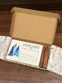 ⭐Calendar + Wooden Stand