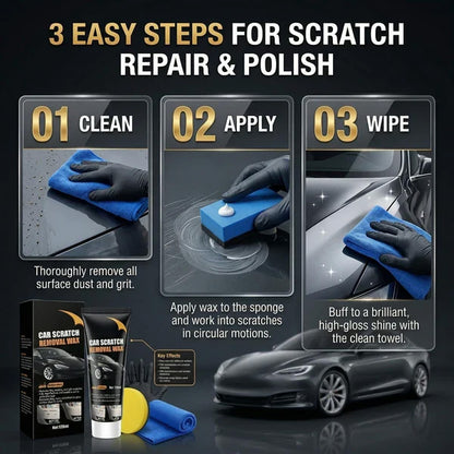 Car Scratch Removal Wax – Easy Application, Quick Drying